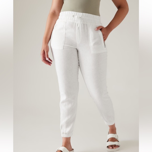 Athleta Pants - NWT! Athleta Cabo linen jogger. 20